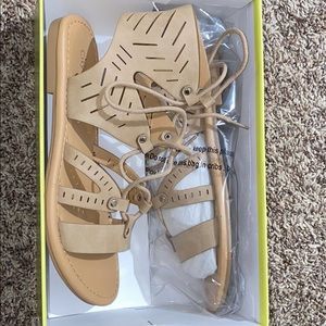 Tan sandals